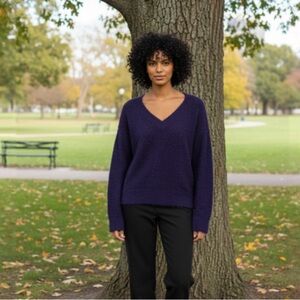 Sanctuary Navy Blue Teddy Bear Sweater